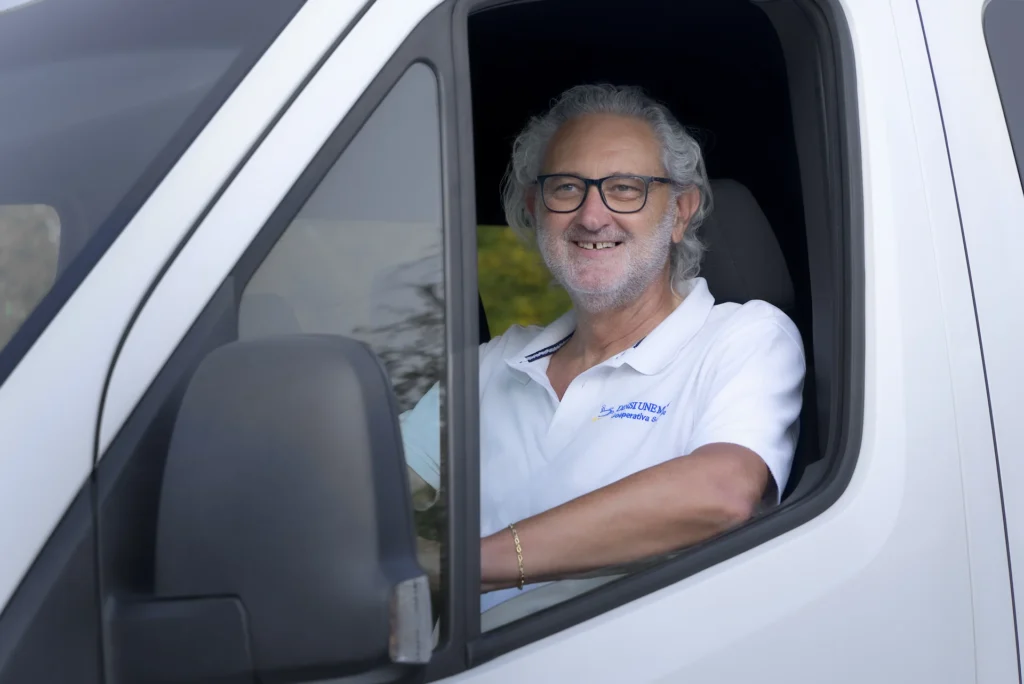 Autista al volante